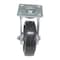 Vestil Rubber Rigid Caster 6 In. Diameter x 2 In. Width 771 Lb. Capacity Black/Gray CST-VE-6X2MRA-R - alternate 5