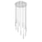 Z-Lite Stari 11-Light Chandelier, 24 in W, Brushed Nickel 1956P-11R-BN - alternate 4