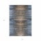 Homeroots 10' X 14' Blue Brown And Sky Blue Striped Washable Indoor Outdoor Area Rug 577985 - alternate 4