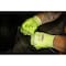 Radians Hi-Vis Cut Resistant Coated Gloves, A2 Cut Level, Polyurethane, S,  RWG531TS - alternate 3