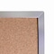 Ghent Reversible Cork Bulletin Board, Aluminum Frame, 4'H x 3'W ARKK43 - alternate 4