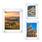 Azar Displays Floating Gallery Wall Frame Set, 1 White Standoff Hardware, 8 x 10, 11 x 14 & 16 x 20, 3-Piece Set 105722-WHT - alternate 4