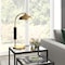 Homeroots 24" Gold and Black Metal Desk Table Lamp With Gold Dome Shade 524299 - alternate 6