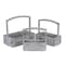 Homeroots Set of Three Gray Solid Wood Cube or Bin, 3PK 487667 - alternate 5