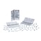 Global Door Controls 4.5 in Leaf W x 4.5 in Leaf H, Chrome CP4545BB-26D-3 - alternate 3