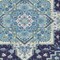 Homeroots 9' X 12' Navy Blue Ivory And Black Oriental Washable Indoor Outdoor Area Rug 600172 - alternate 6