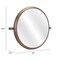 Homeroots Industrial Gold Round Mirror 391670 - alternate 2