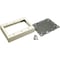 Wiremold Three Gang Box Fitting, Ivory, Steel V5747-3 - alternate 1