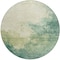 Homeroots 8' Green And Ivory Round Abstract Washable Indoor Outdoor Area Rug 604793 - alternate 7