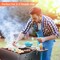 Ipower YSSOA 14in Portable Grill Charcoa Barbecue Grill, Small D, Portable Grill, Detachable Grill, Mini Ta GLGRILLASSEMBLE14B - alternate 6