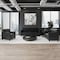Flash Furniture Living Room Set, 29" x 32-1/4" to 32-1/2", Upholstery Color: Black BT-827-SET-BK-GG - alternate 5