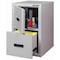 Fireking 2 Drawer Fire-Resistant Vertical File Cabinet with Safe, Diamondstone, Letter/Legal 2S1822-DDSSF - alternate 3