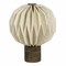 Jonathan Y Quincy 11" Modern Minimalist Paper Pleated Orb Accent LED Table Lamp, Natural JYL9103B - alternate 1