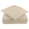 Lavish Home Outdoor Chair Cushions w/ Sun & Water-Resistant Removable Covers Memory Foam Patio Cushions HT-OUTDR-TN - alternate 3