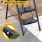 Wrightmaster 3.4 ft. Metal Folding Step Ladder, 8 ft. Reach, with Anti-slip Pedals 800 lbs. Load Capacity ZOR-WK21A-4-DF - alternate 3