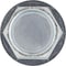 Auveco 1/4in-20 x 1in Indented Hex Washer Head Type F Zinc, 100PK 5786 - alternate 2