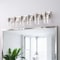 Jonathan Y Irving 40" 6-Light Seeded Glass/Iron Modern Contemporary LED Vanity Light, Nickel JYL7621A - alternate 5