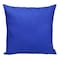 Homeroots 18" Blue and White Geometric Cotton Throw Pillow With Embroidery 529320 - alternate 3