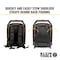 Klein Tools Backpack, Black/Orange, 1680d Ballistic Weave Body; Hard Molded Polypropylene Bottom 55604 - alternate 7