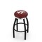 Holland Bar Stool Co 30" Blk Wrinkle Virginia Tech Swivel Bar Stool, Chrome Ring L8B2C30VATech - alternate 1