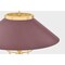 Hudson Valley Lighting Clivedon Chandelier in Aged Brass/Soft Crimson by Mark D. Sikes MDS1403-AGB/CRN - alternate 4
