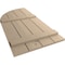 Ekena Millwork Knotty Pine 4 Board Joined Board-n-Batten w/Quarter Round Arch Top Faux Wood Shutters, 22W x 40H, PR SHUBJQ22X40KPPR - alternate 4