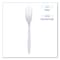 Boardwalk Heavyweight Wrapped Polypropylene Cutlery, Fork, Plastic, White, 1000PK BWKFORKHWPPWIW - alternate 6