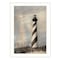 Homeroots Cape Hatteras Lighthouse 2 White Framed Print Wall Art 415420 - alternate 1