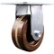 Service Caster 5 Inch Heavy Duty Top Plate High Temp Phenolic Rigid Caster with Roller Bearing SCC-35R520-PHRHT - alternate 1