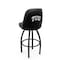 Holland Bar Stool Co Logo Grizzly TCU 25 in. Swivel Counter Stool with Black Wrinkle Finish L048 - alternate 1