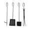 Lavish Home 5-Piece Fireplace Tools Set Fire Tools for Fire Places, Fire Pits, and Woodstoves Indoor/Outdoor 80-FPTS-13 - alternate 7