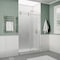 Anzzi 60in x 76in Frameless Shower Door with Sliding in Brushed Nickel with Tsunami Tempered Clear Glass SD-FRLS06102BN - alternate 6