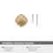Amerock Grace Revitalize 1-3/8 inch 35mm Diameter Champagne Bronze Cabinet Knob BP36628CZ - alternate 4
