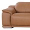 Homeroots 175" Chestnut Italian Leather Reclining Metal USB Sofa 720417 - alternate 4