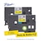 Brother Label/RibbonCartridge, Yellow, 1/2inW TZE6312PKG - alternate 2