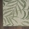 Homeroots 4' X 6' Ivory And Green Palm Leaf Indoor Outdoor Area Rug 552518 - alternate 4