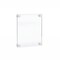 Azar Displays Floating Acrylic Wall Frame, White Stand Off Caps, 8 inx10 in Graphic Size, 12 inx14 in Overall Size 105588-WHT - alternate 1