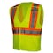 Reflective Apparel ANSI Type R Class 2 Value Breakaway Mesh Vest with Drop Shoulders 582CS-LM-LG-XL - alternate 4