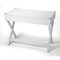 Homeroots 40" White Solid Manufactured Wood Writing Desk With Three Drawers 389453 - alternate 4