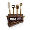 Picnic Time Family Of Brands NFL Buffalo Bills Sidecar 5-Piece Bar Tool Set, (Acacia Wood) 672-05-508-047-2 - alternate 3