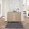 Homeroots 2' X 4' Navy Blue And Ivory Geometric Indoor Outdoor Area Rug 573841 - alternate 3