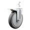 Service Caster 6 Inch Thermoplastic Rubber Swivel 7/8 Inch Square Stem Caster Total Lock Brake SCC-SQTTL20S614-TPRB-78 - alternate 1
