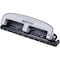 Paperpro Three-Hole Paper Punch, 12 Sheet, Blk/Gray ACI2101 - alternate 1