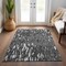 Homeroots 9' X 12' Gray And Ivory Abstract Washable Indoor Outdoor Area Rug 612669 - alternate 3
