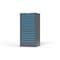 Strong Hold 15 drawer cabinet - (7x 2ft, 7x 3ft, 1x 4ft) - Blue accents - Keyed Alike S3060-PPAAS-1502FS - alternate 3