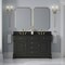 James Martin Vanities Brookfield 60" Double Vanity, Black Onyx, w/ 3 CM Phantome Eclos Top 547-V60D-BKO-3PHT - alternate 5