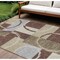 Homeroots 10' X 14' Brown And Ivory Geometric Washable Indoor Outdoor Area Rug 612568 - alternate 1
