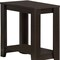 Homeroots 22" Dark Brown Wood End Table With Shelf 333043 - alternate 4