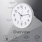 Clockswise White 10-In Analog Clock - Silent, Non-Ticking for Wall Battery-Operated Perfect for Home QI004744.WT.10 - alternate 5