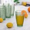 Martha Stewart 6 Piece Hobnail Handmade Glass Tumbler Set in Green 120575.01 - alternate 3